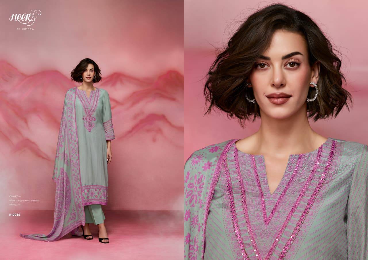 Chand Tare By Kimora Fashion 061 TO 066 series Beautiful Festive Suits Stylish PURE Muslin Dresses At Wholesale Price